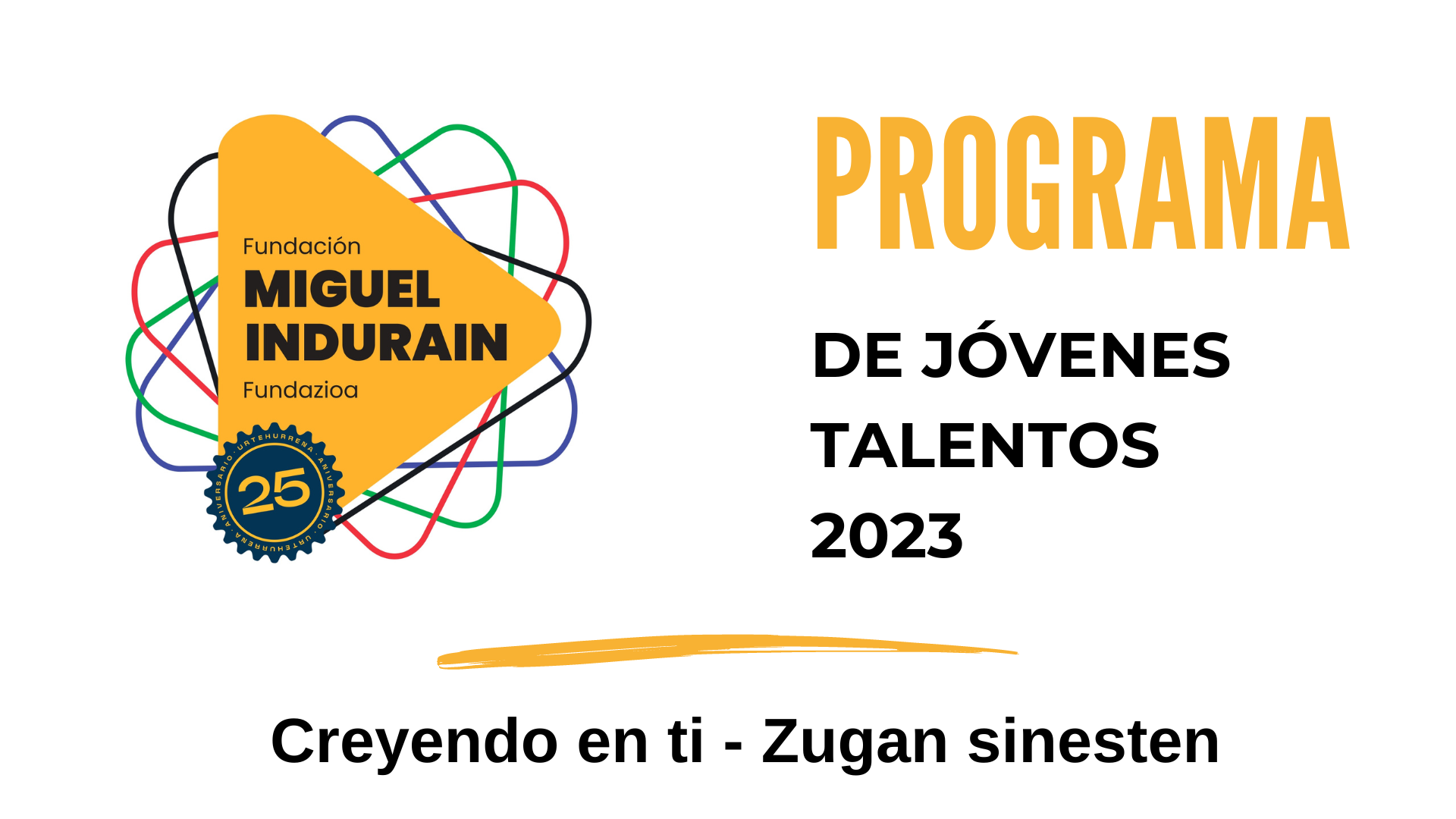 PROGRAMA DE J&Oacute;VENES TALENTOS 2023